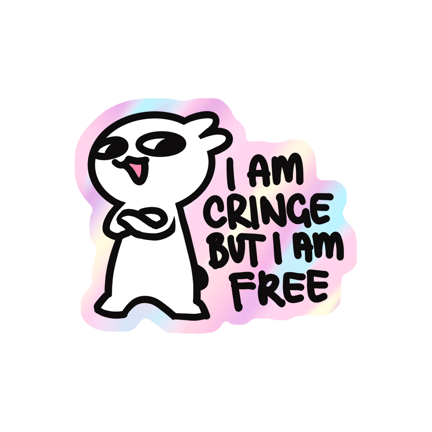 3" HOLO MOOD STICKERS