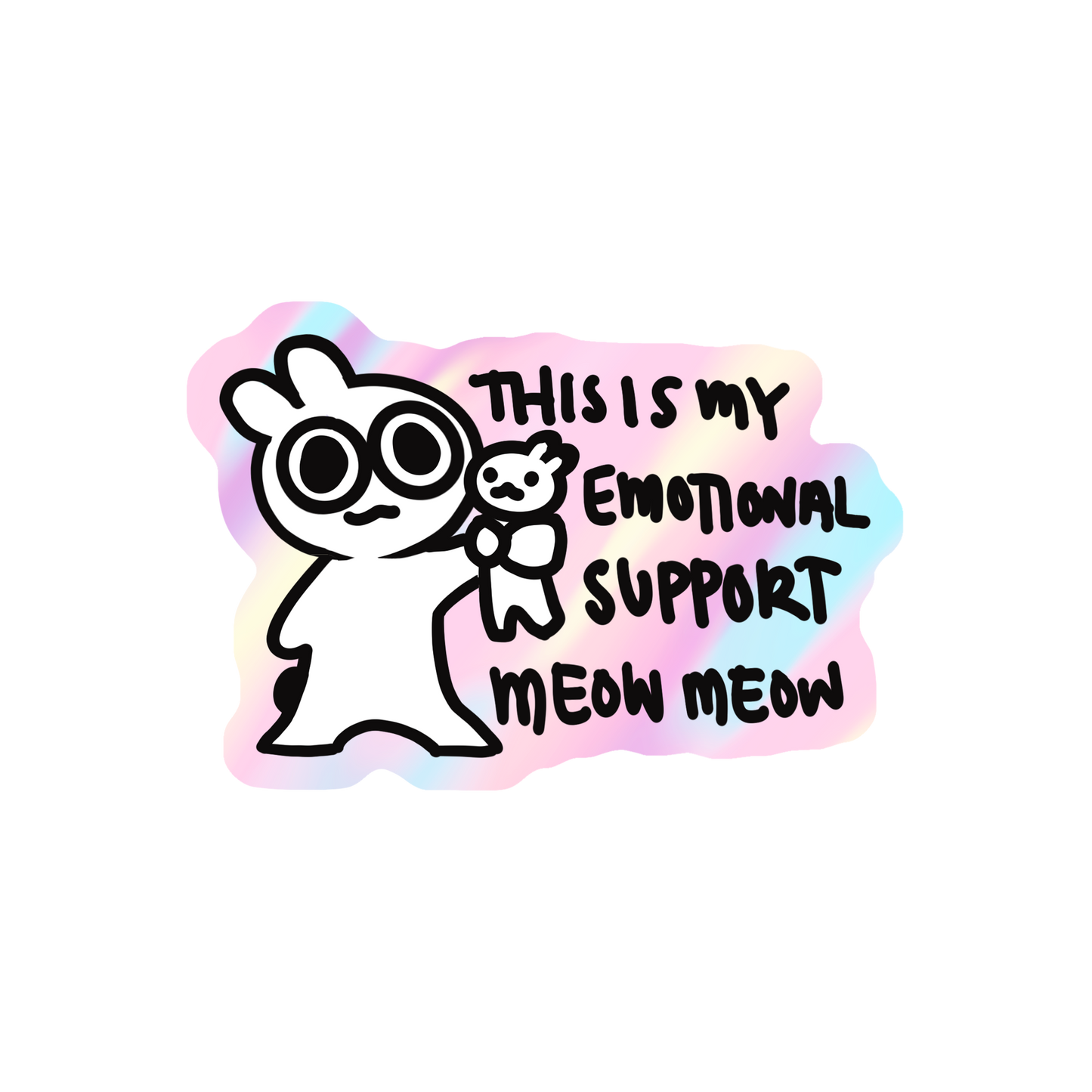 3" HOLO MOOD STICKERS