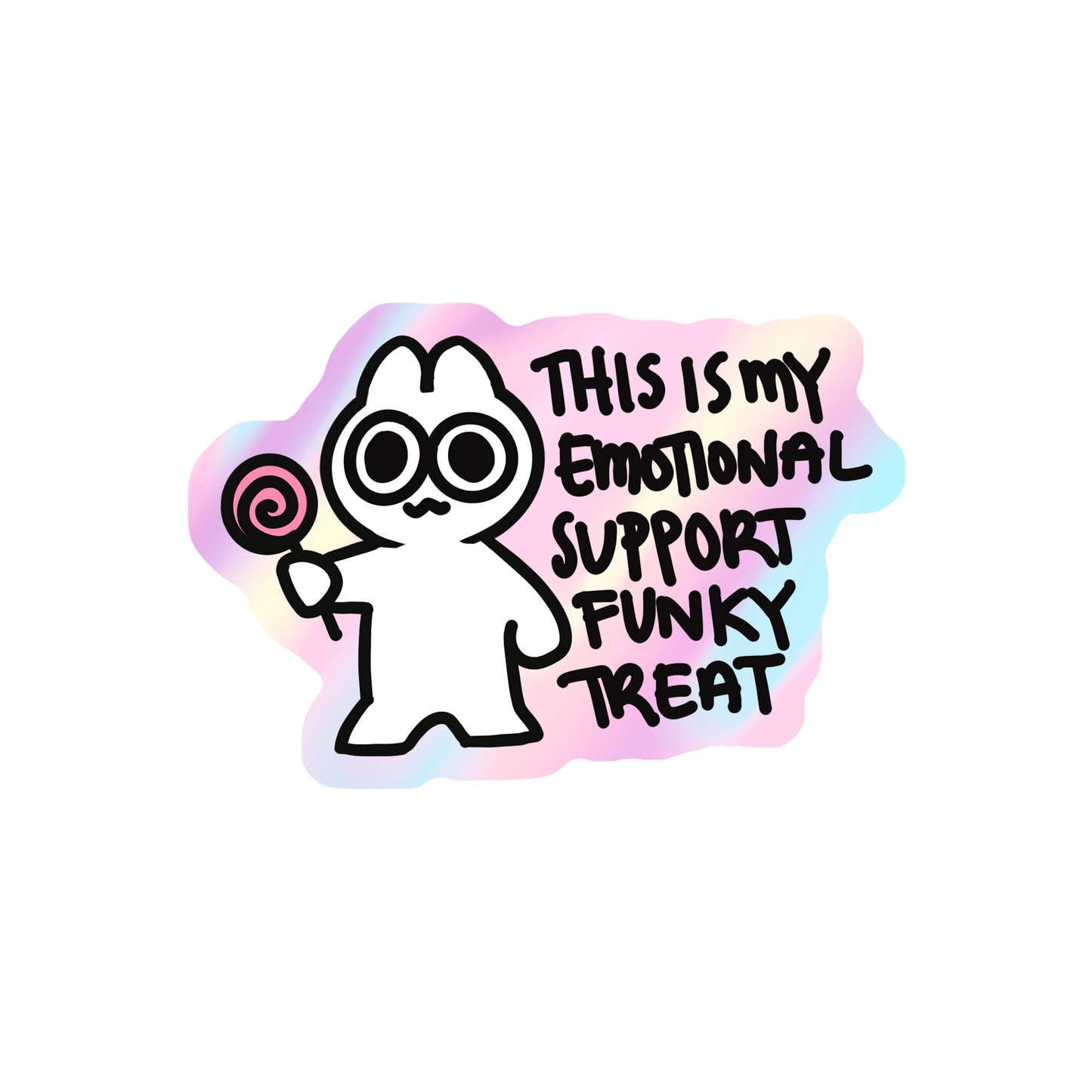 3" HOLO MOOD STICKERS