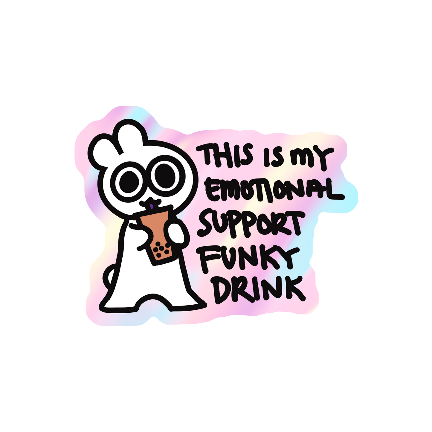 3" HOLO MOOD STICKERS
