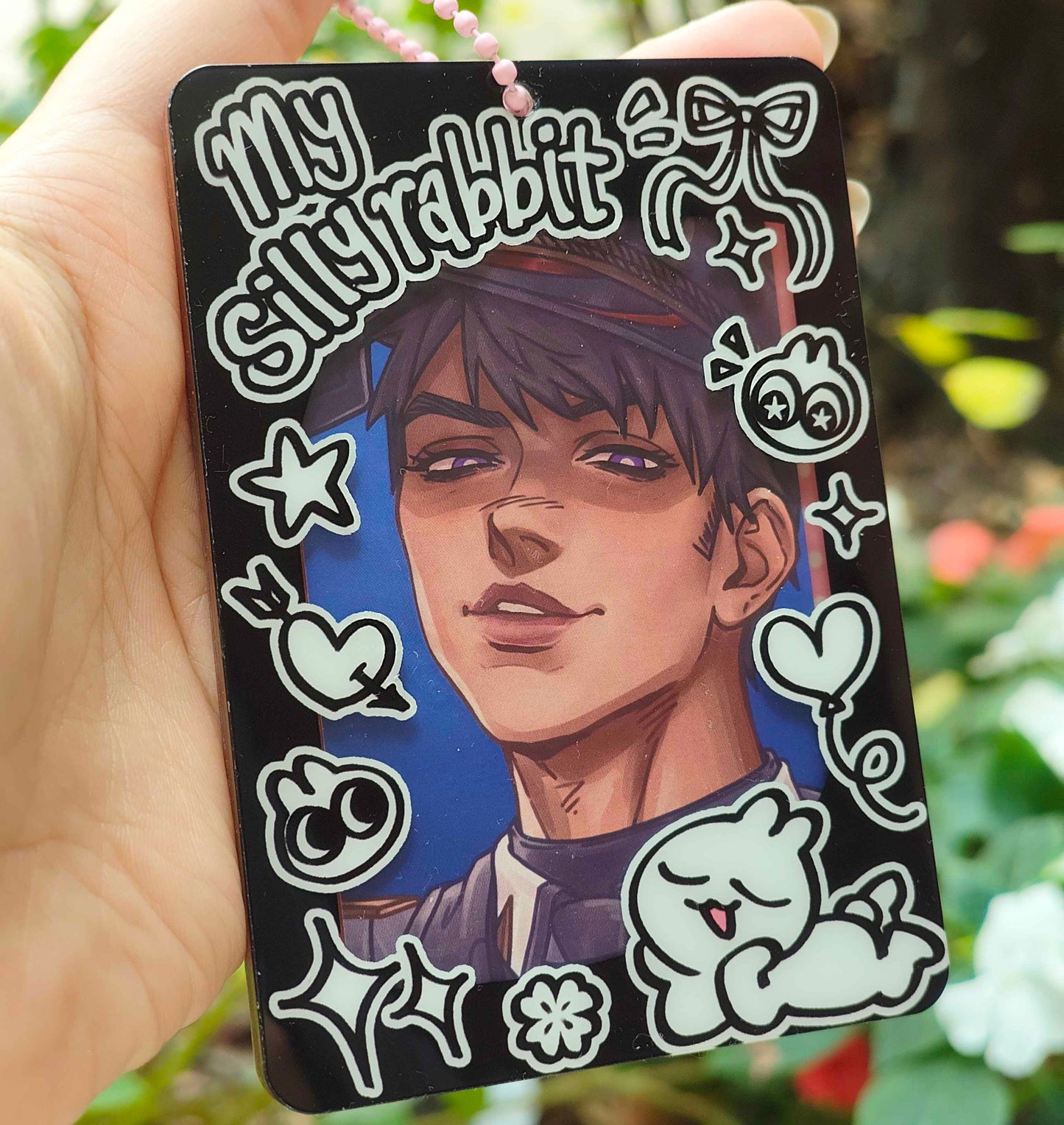 acrylic photocard holder keychains