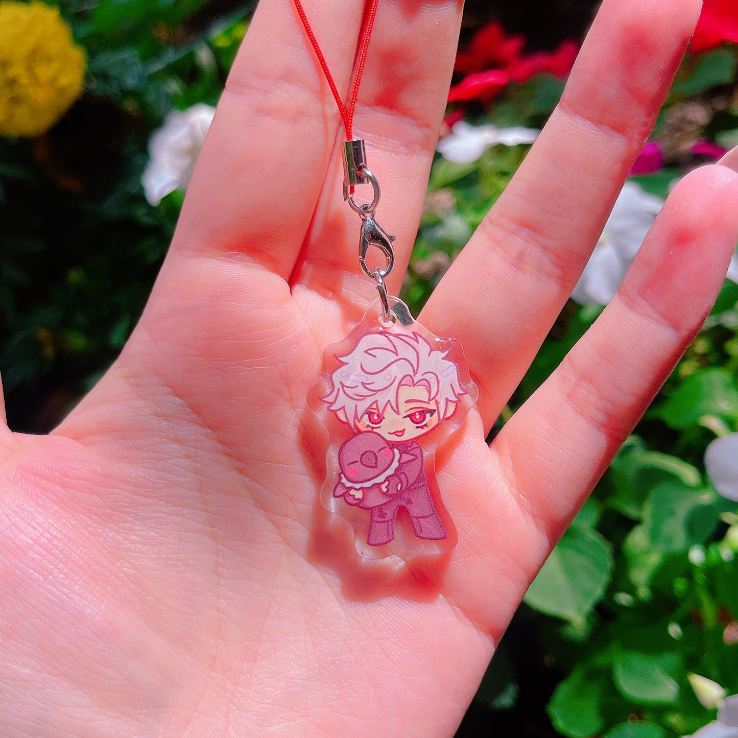 LOVE AND DEEPSPACE MINI PHONE CHARMS
