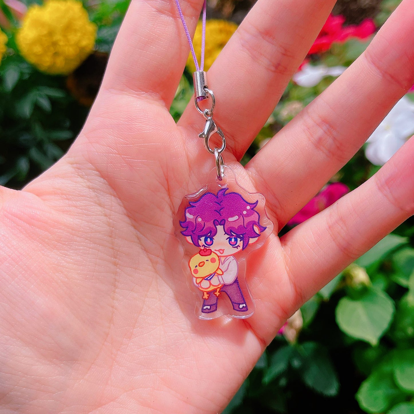 LOVE AND DEEPSPACE MINI PHONE CHARMS