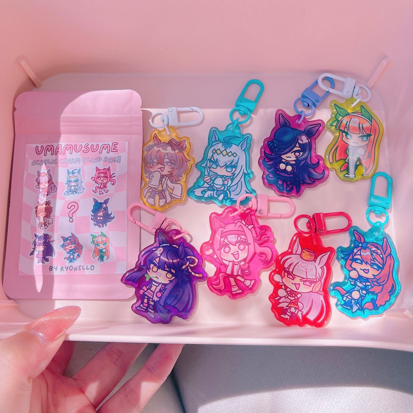 UMAMUSUME ROUNDED ACRYLIC CHARMS