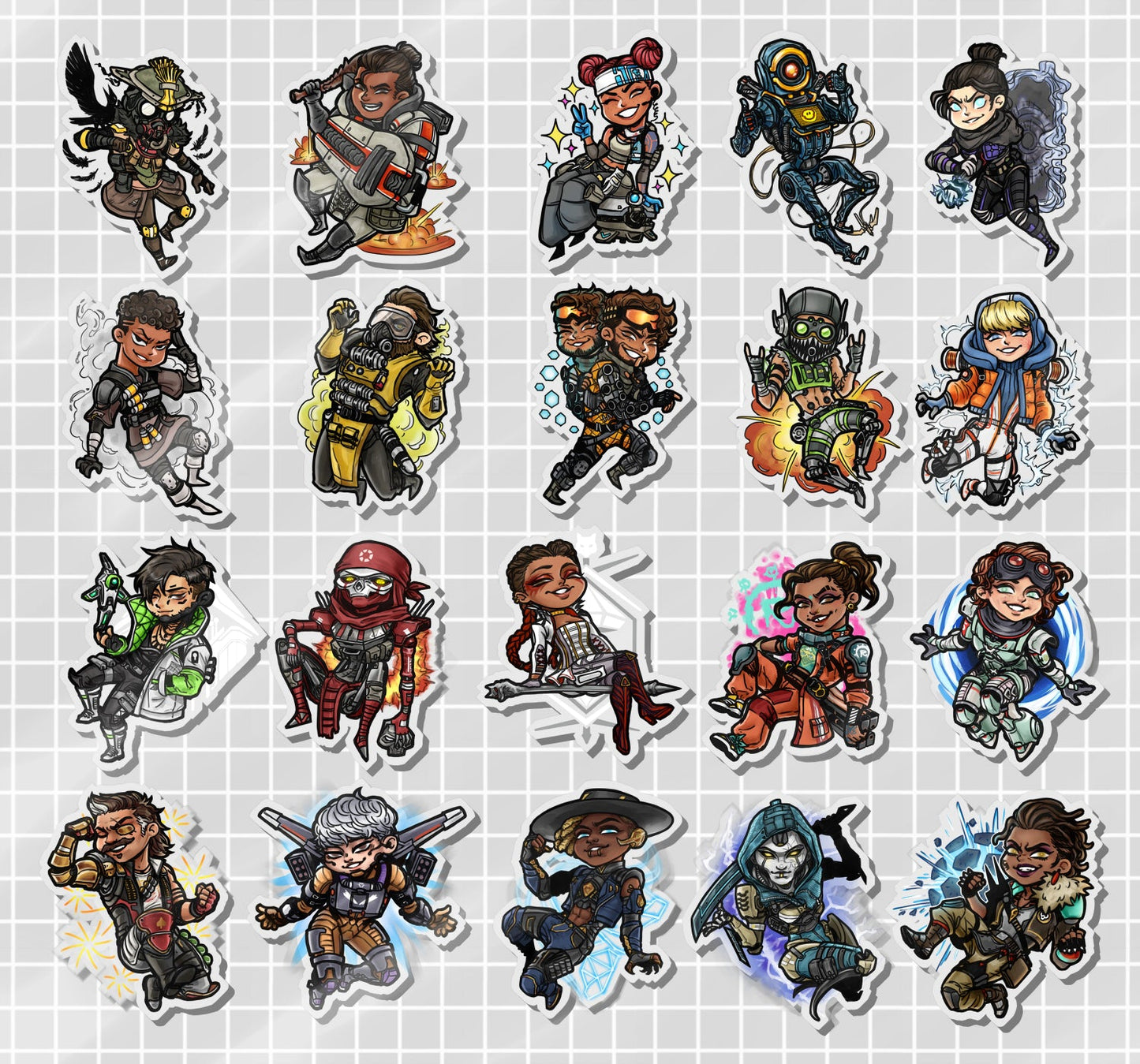 2.5" APEX LEGENDS CLASSIC STICKERS