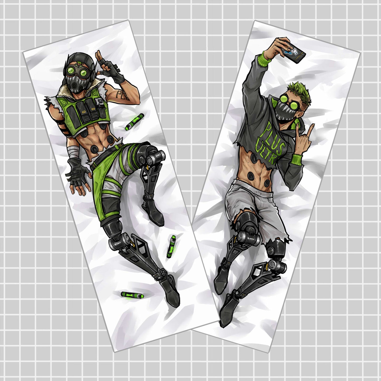 OCTANE DAKIMAKURA BODY PILLOW CASE