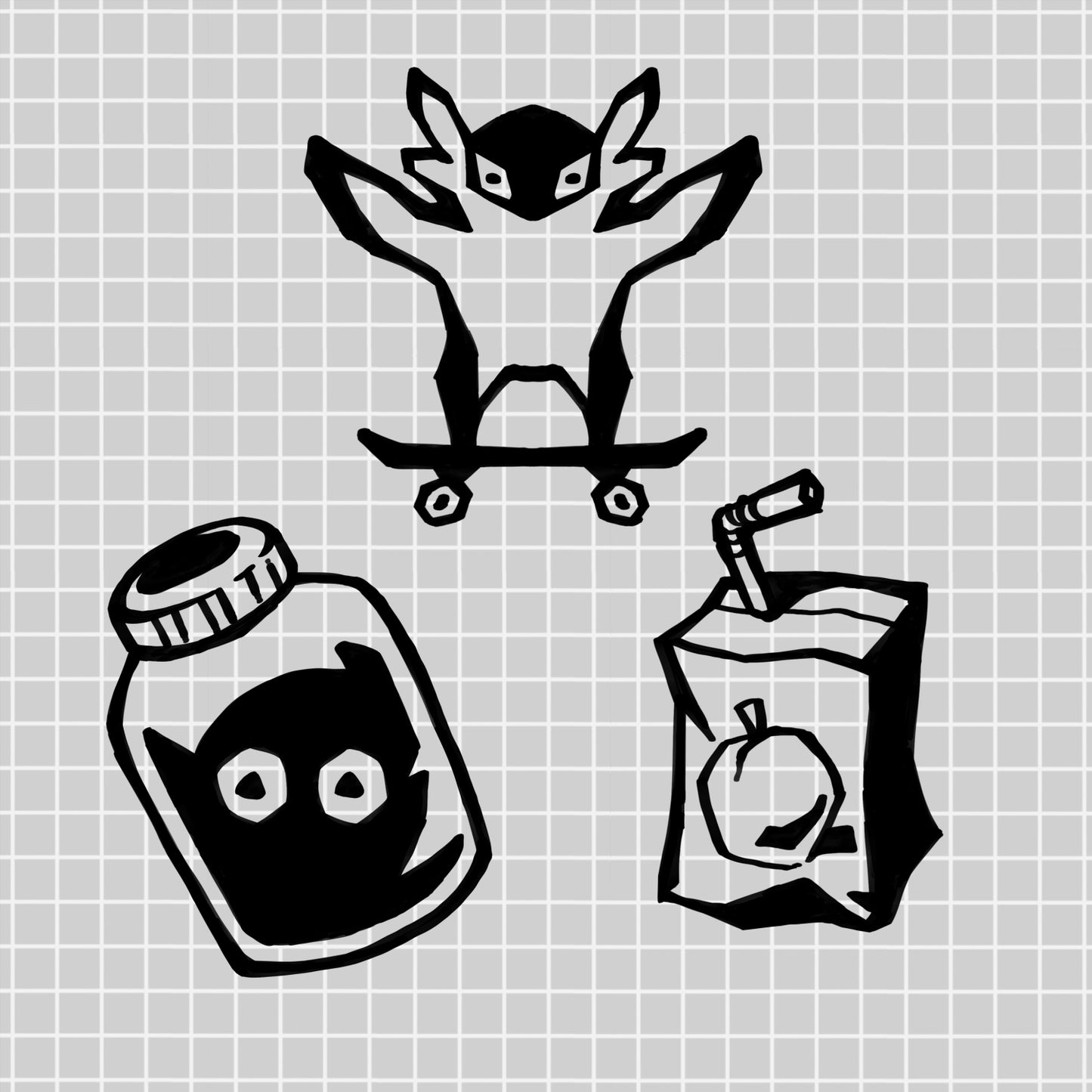 GEKKO'S HOMIES TEMPORARY TATTOOS