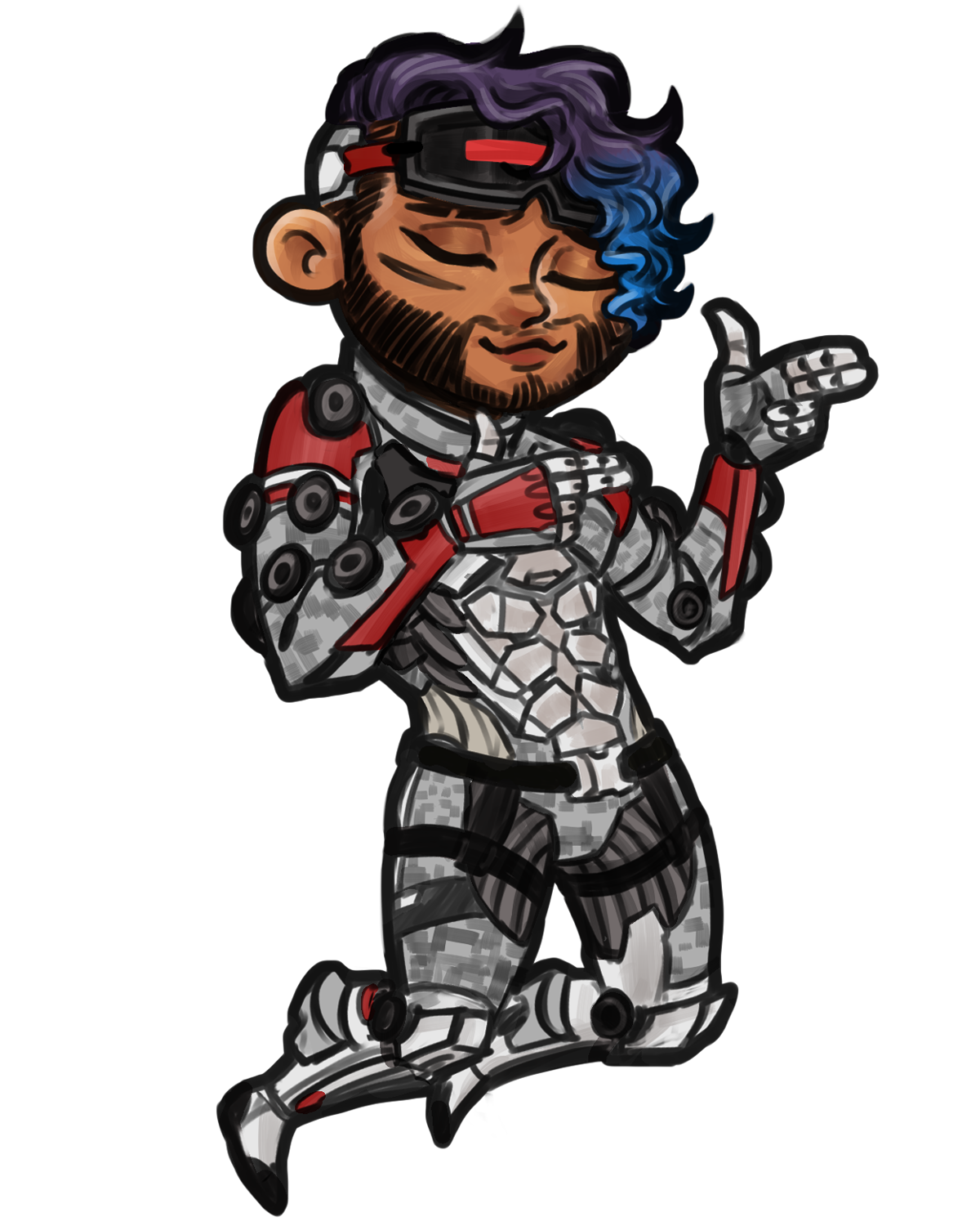 2.5" APEX LEGENDS LEGENDARY SKIN STICKERS