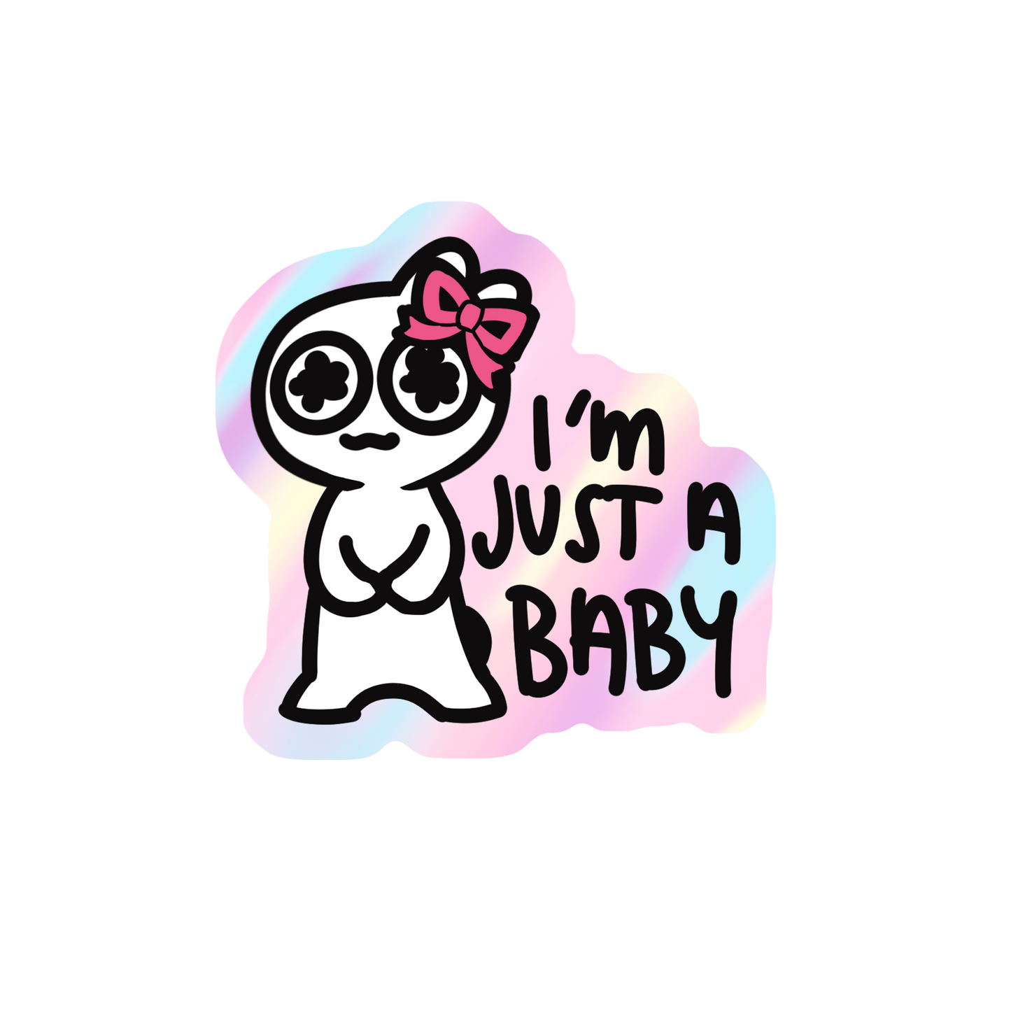 3" HOLO MOOD STICKERS