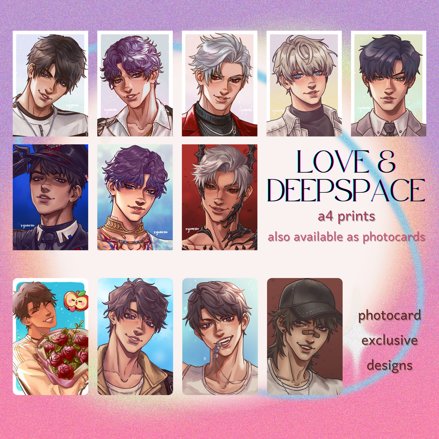 LOVE AND DEEPSPACE PRINTS + PHOTOCARDS