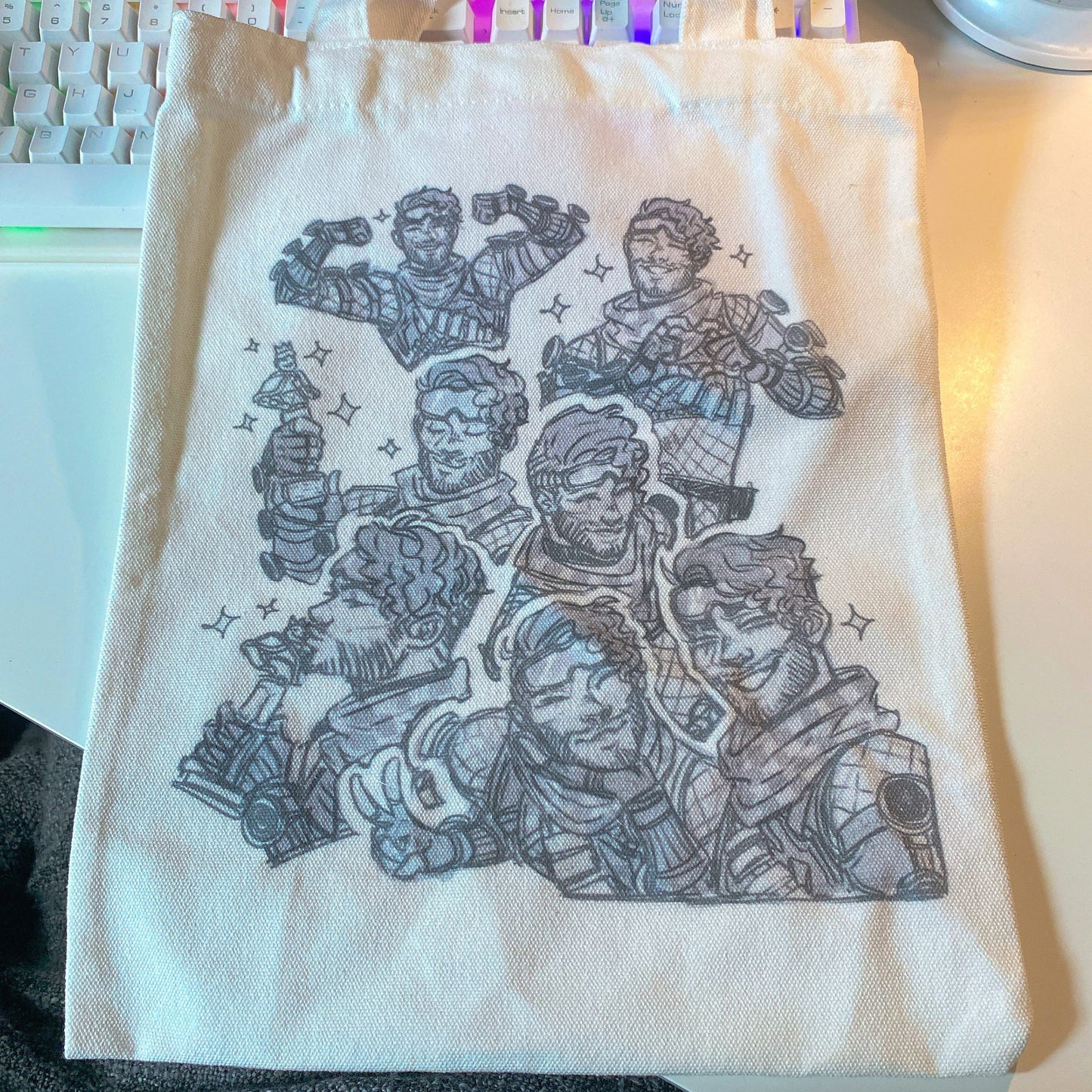 MIRAGE CANVAS TOTE BAG