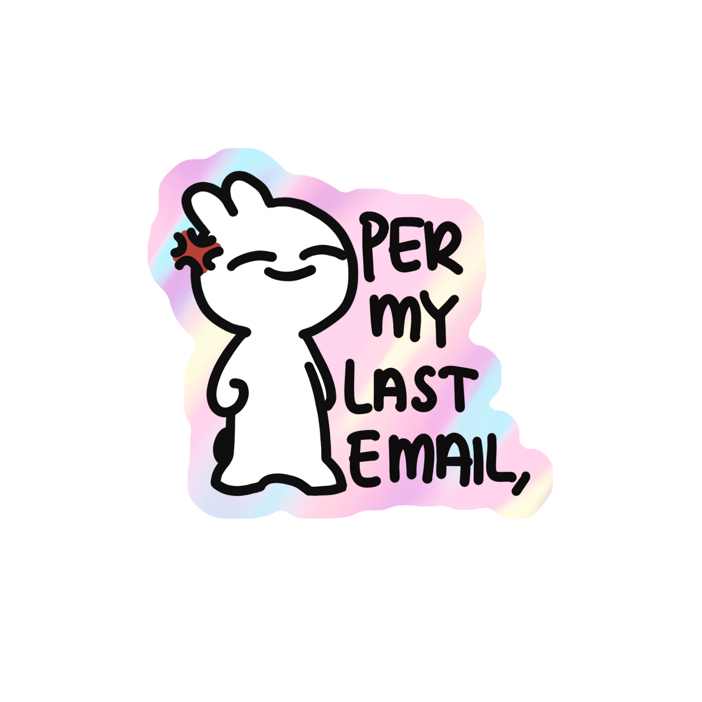 3" HOLO MOOD STICKERS