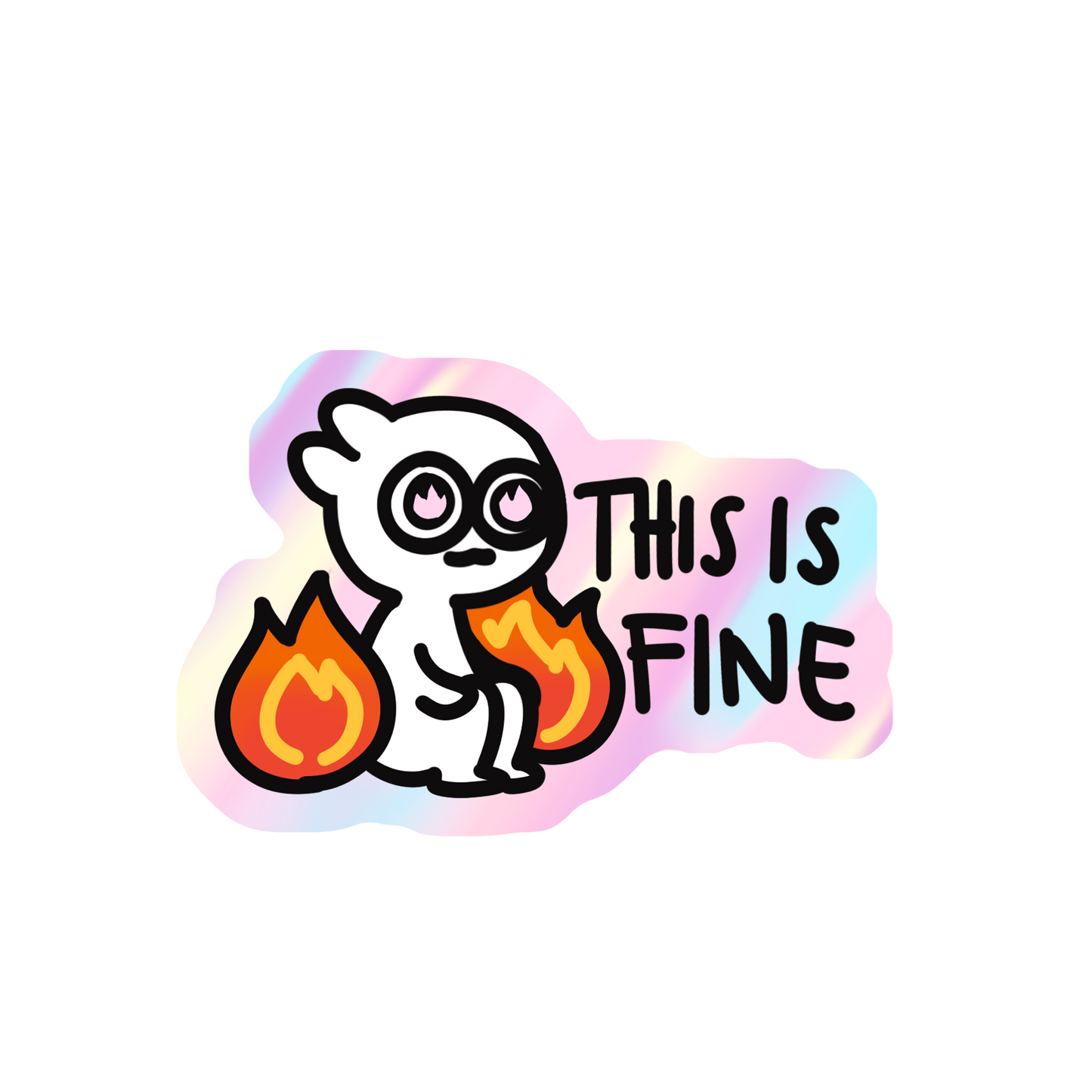 3" HOLO MOOD STICKERS