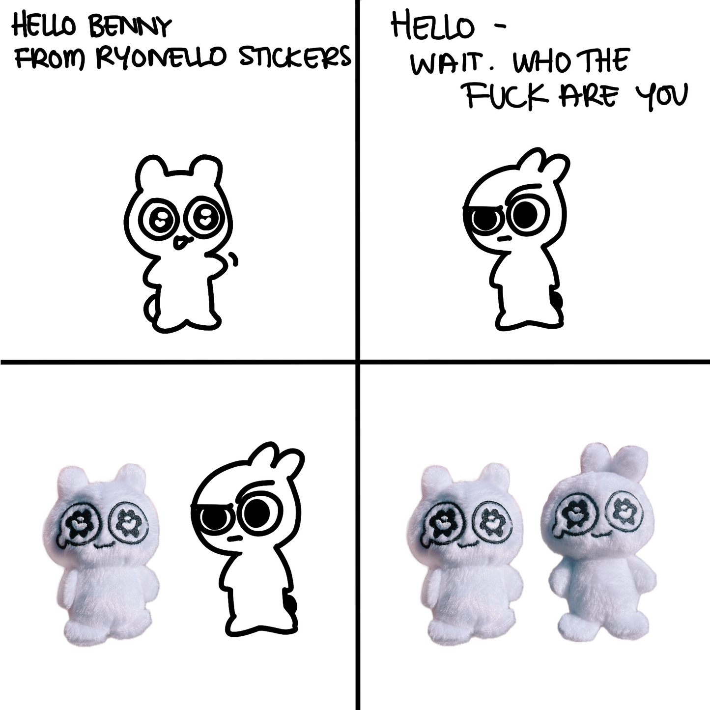 BOOTLEG BENNY PLUSH KEYCHAIN