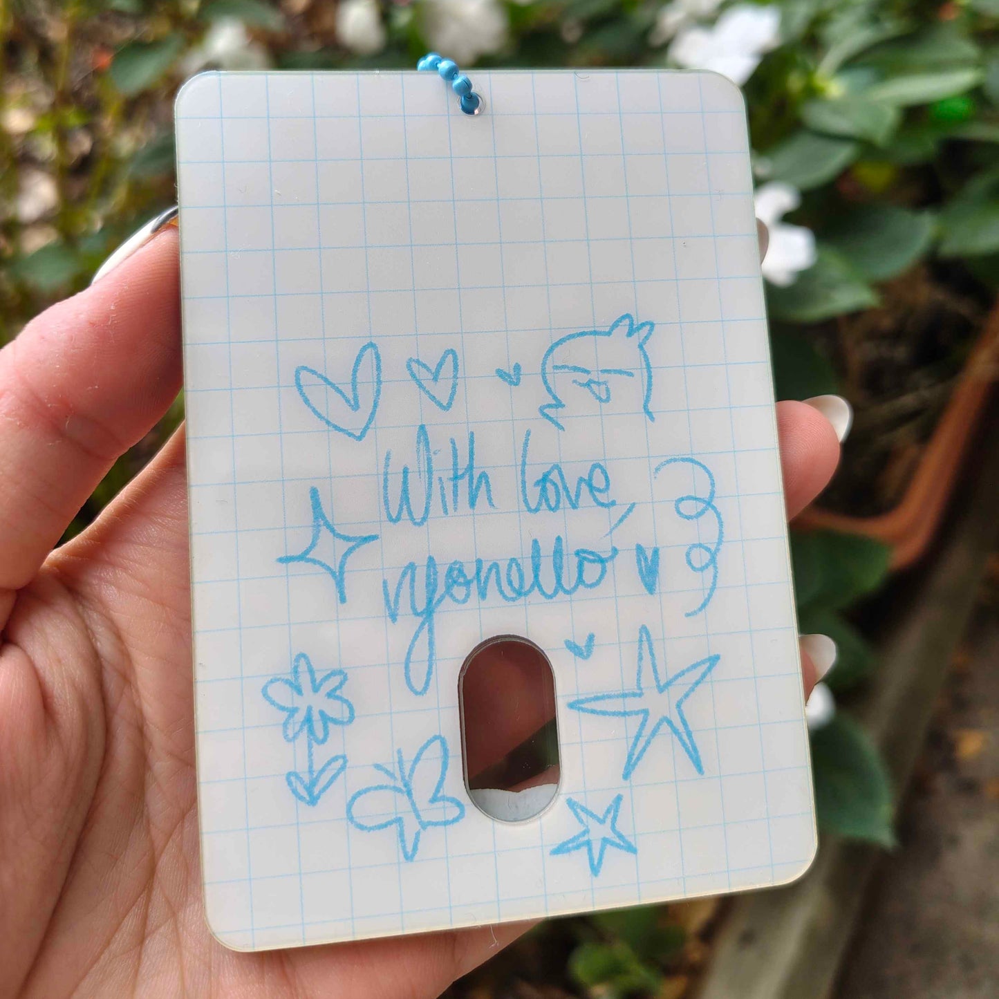 acrylic photocard holder keychains
