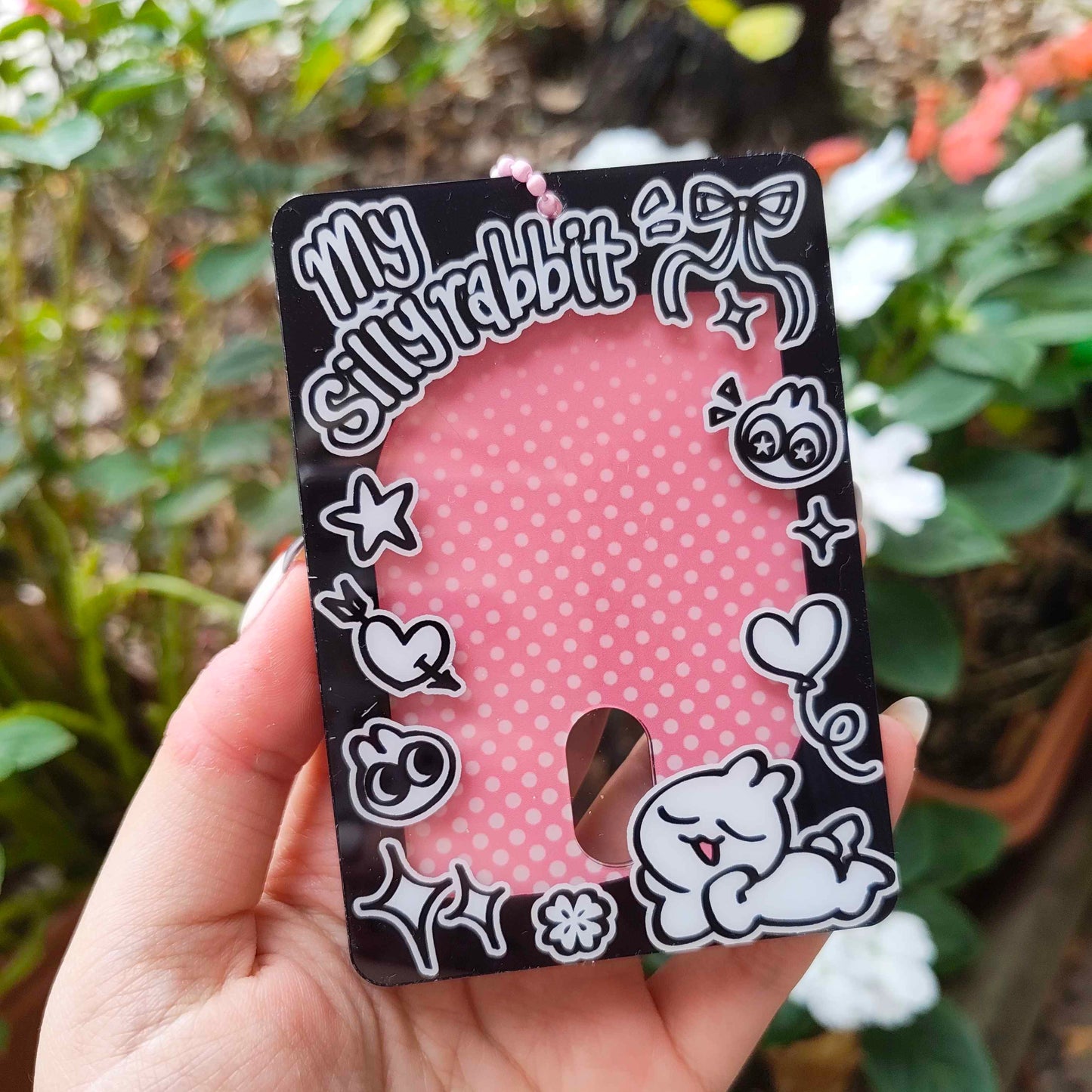 acrylic photocard holder keychains