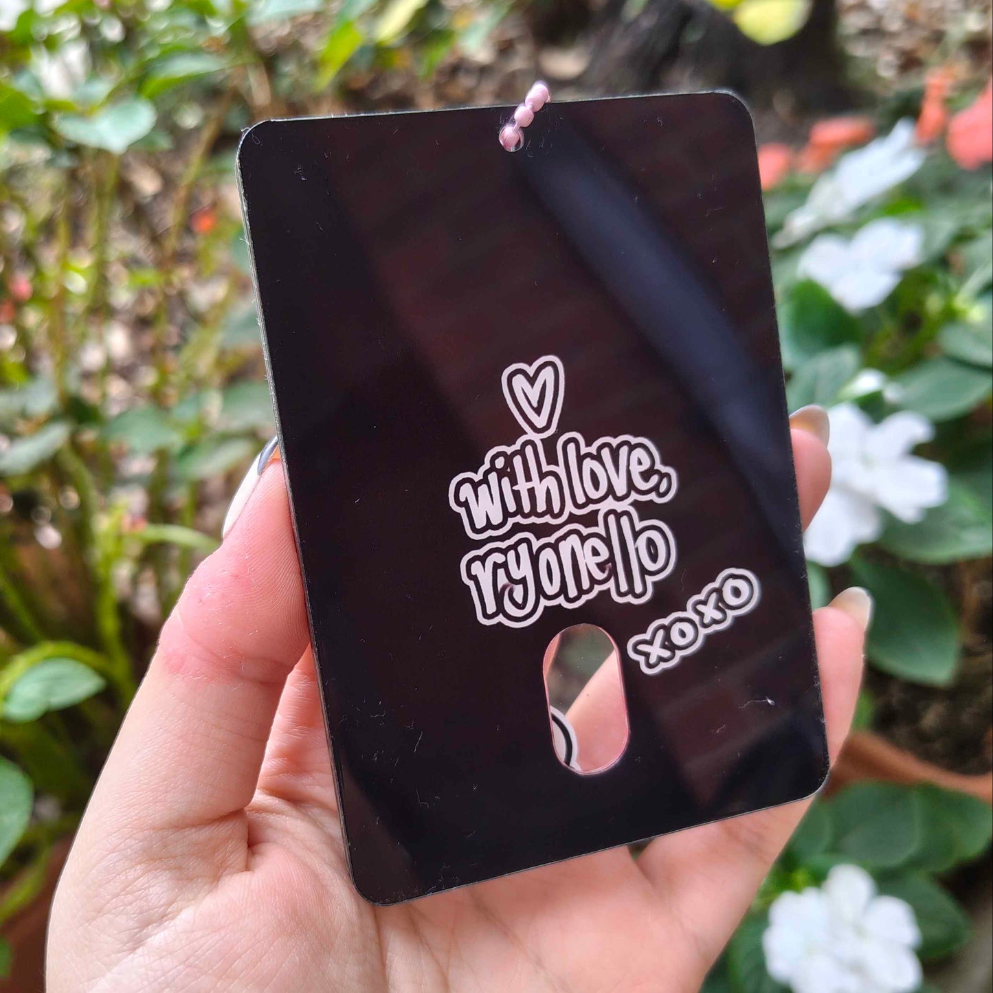 acrylic photocard holder keychains