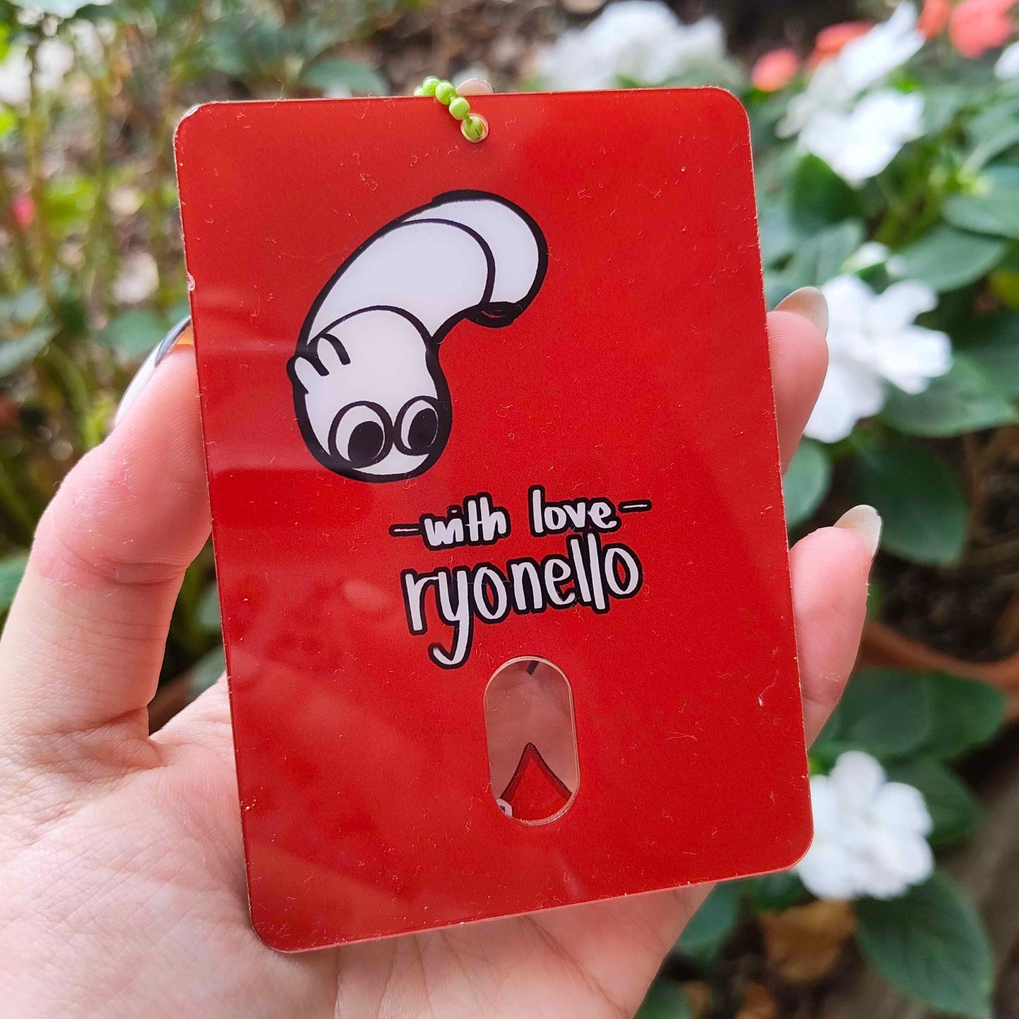 acrylic photocard holder keychains
