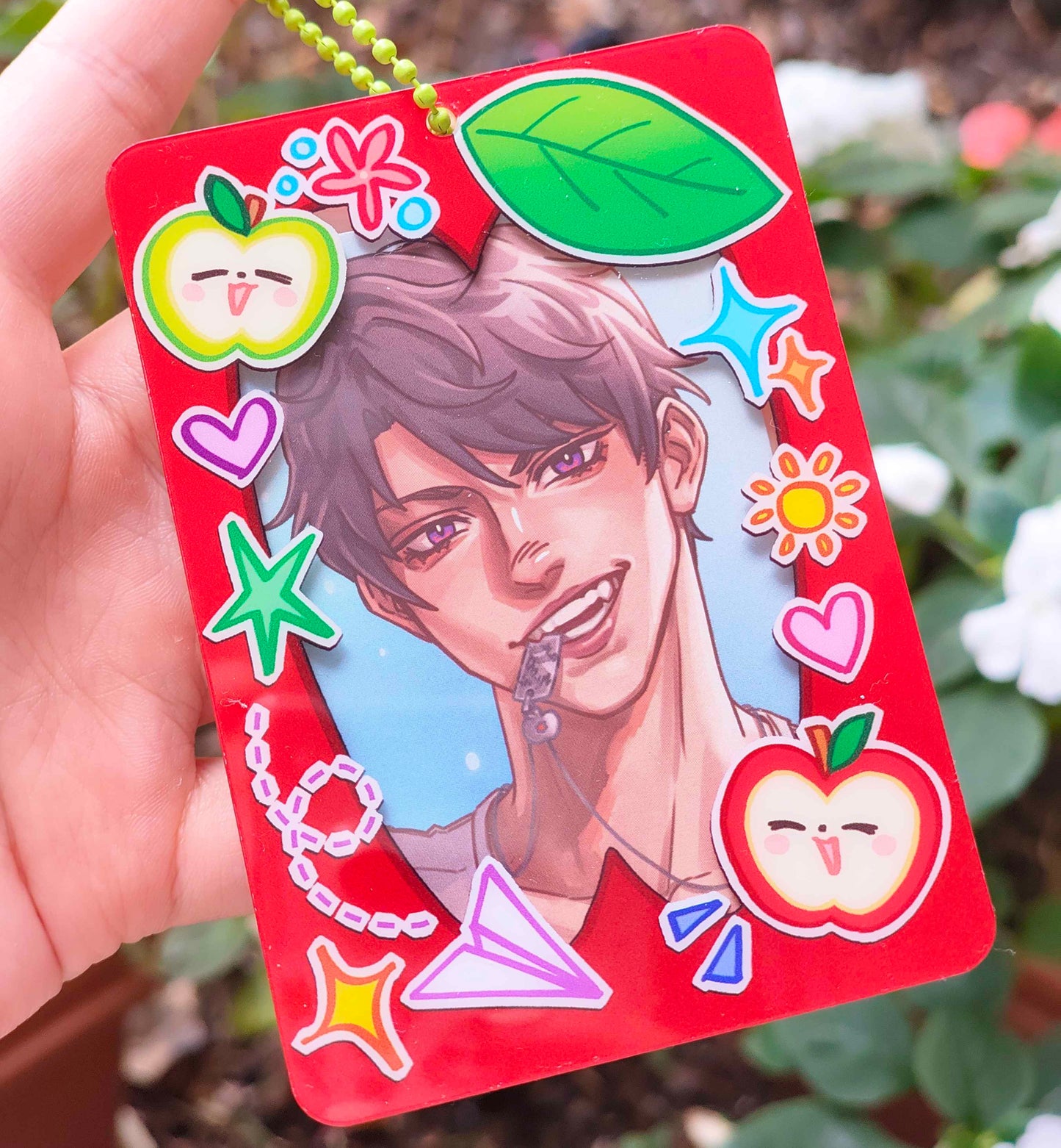 acrylic photocard holder keychains
