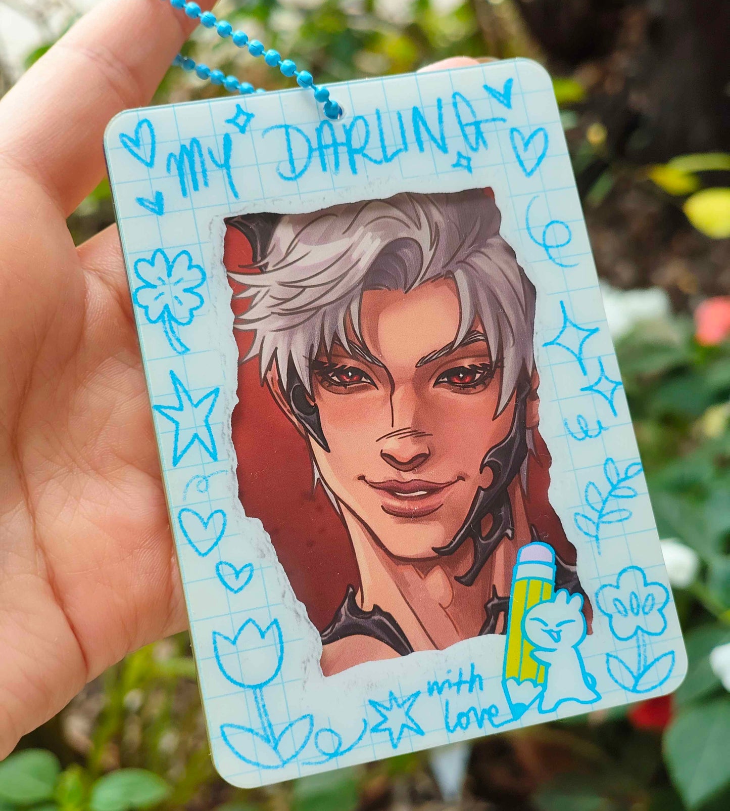 acrylic photocard holder keychains