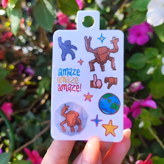 project hail mary rocky mini sticker sheet