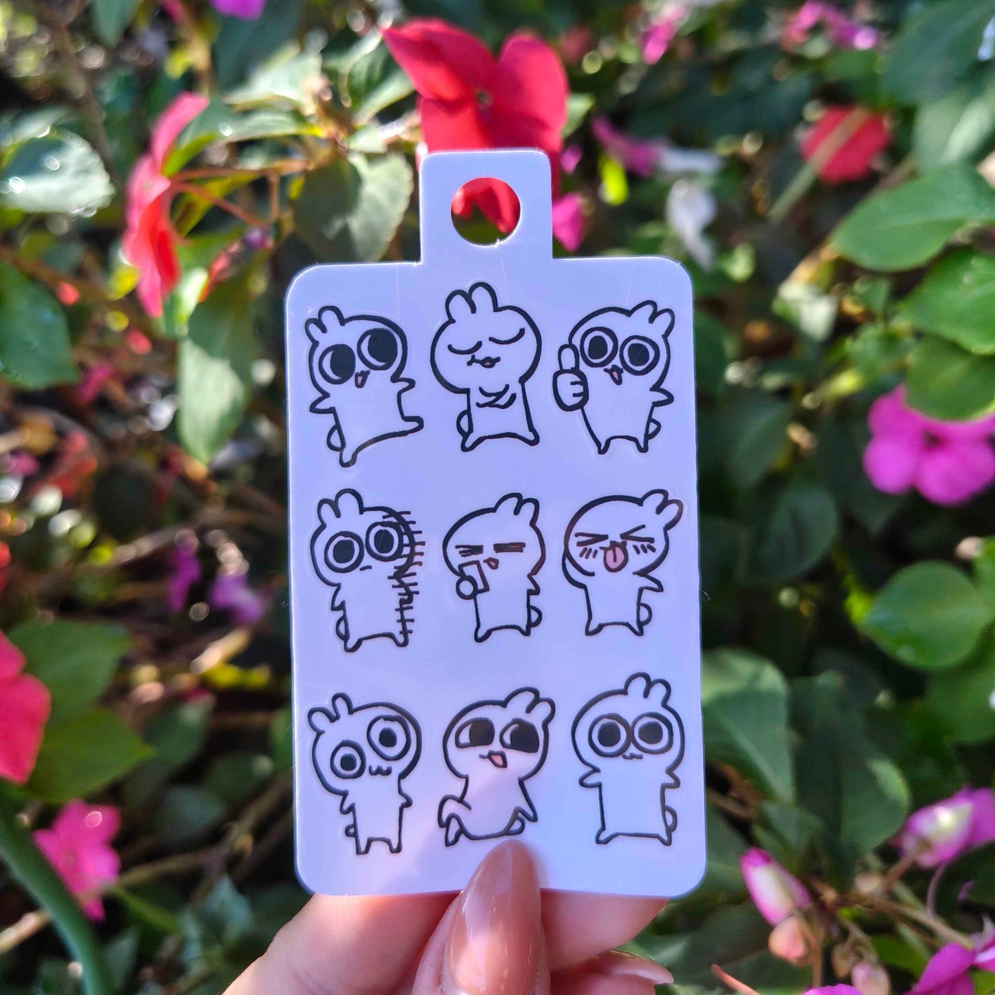 benny moods mini sticker sheet