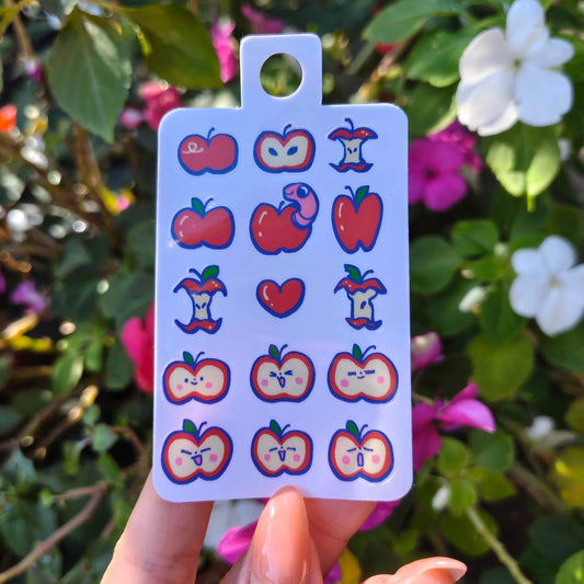 apple mini sticker sheet