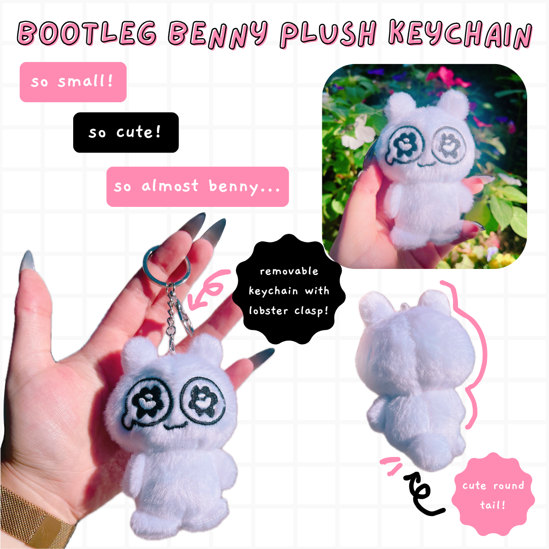 BOOTLEG BENNY PLUSH KEYCHAIN