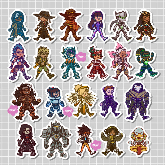 2.5" OVERWATCH BLOB STICKERS