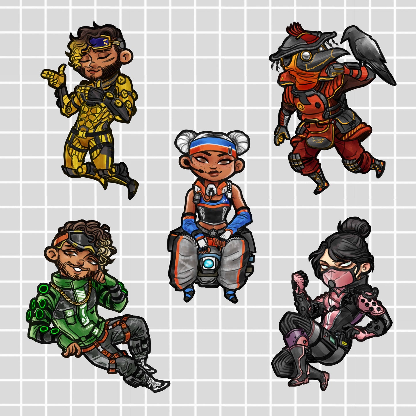 APEX LEGENDS LEGENDARY SKIN CHARMS [CLEARANCE]