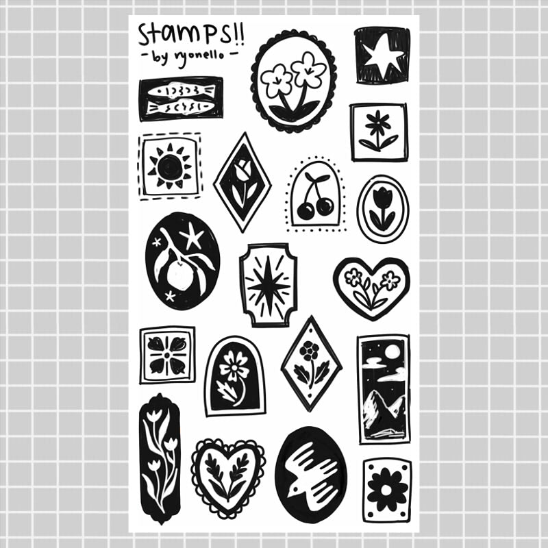 STAMPS STICKER SHEETS