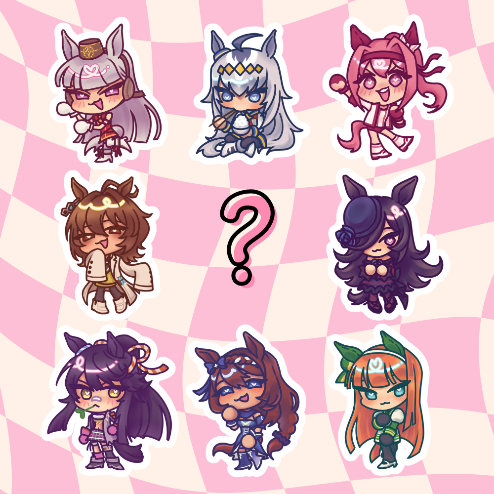 UMAMUSUME ROUNDED ACRYLIC CHARMS